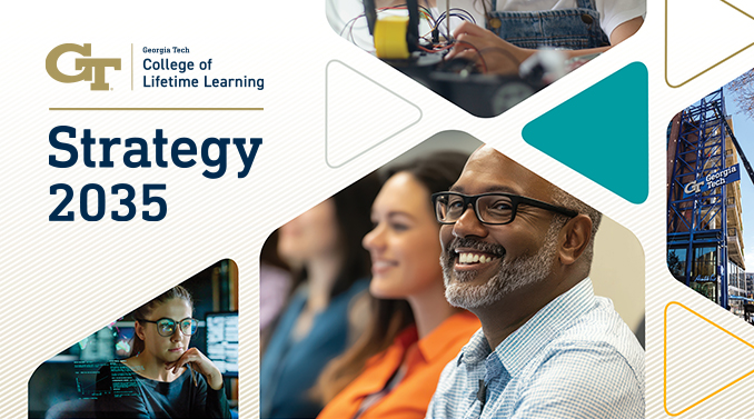 Cover of the Strategy 2035 brochure.